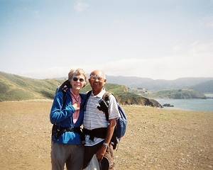 Joy and Dinesh at Mori Point