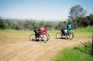 The joggers used by Dinesh and Joy