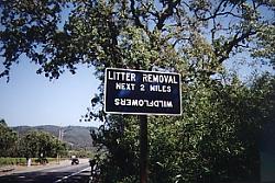 Highway 12 mystery. We don't know what the sign means. Do you?